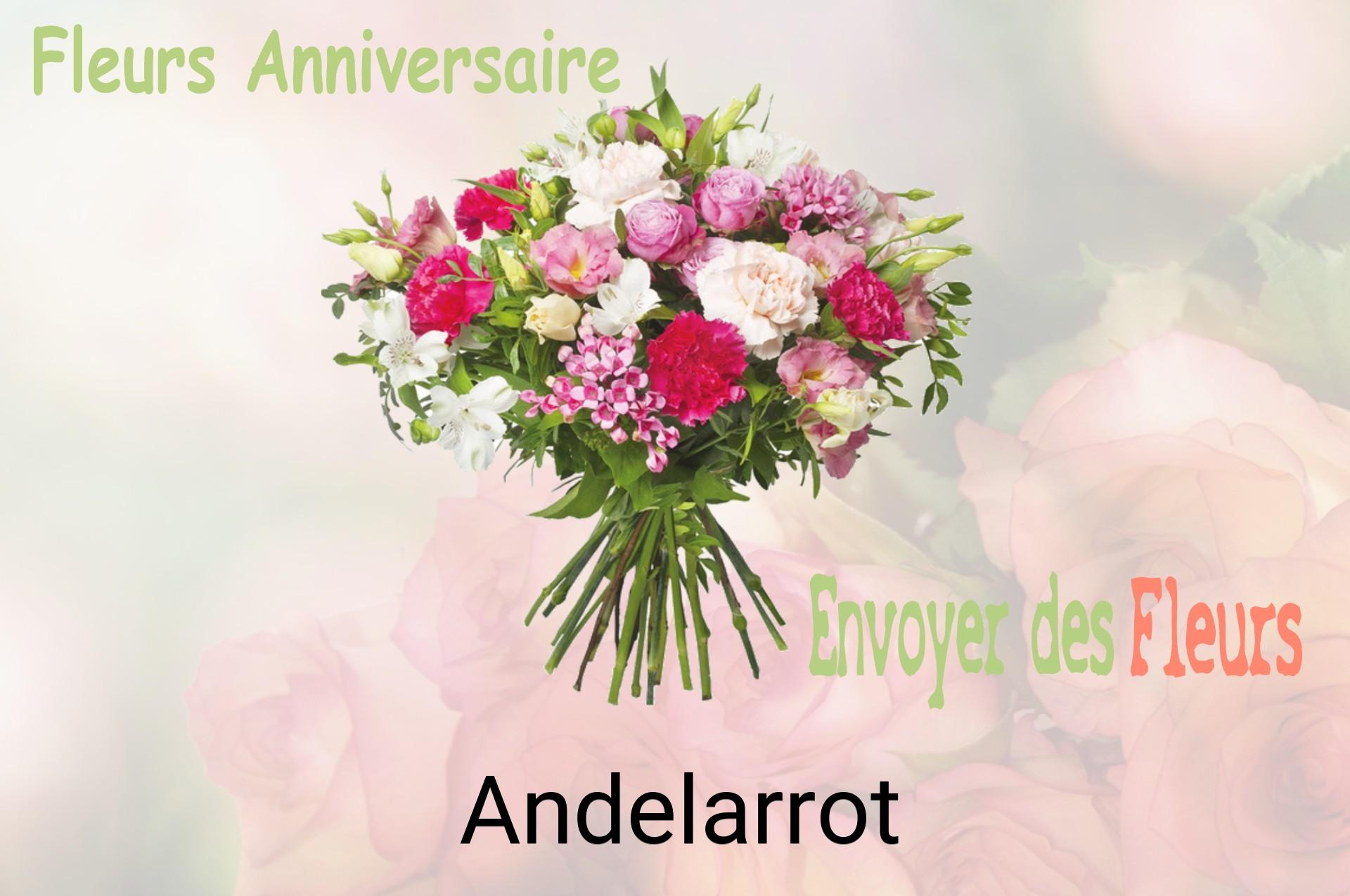 Bouquet de fleurs d’anniversaire livré à Andelarrot
